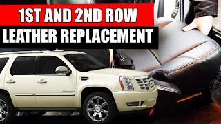 Recovering the Leather Seats In my $2000 Escalade!