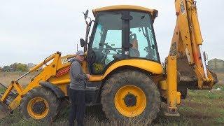 The Tractor broken down - Dima ride on power wheel plane to help man