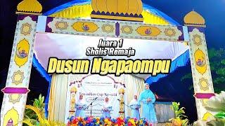 JUARA 1 Sholis Remaja dari Dusun Ngapaompu Desa Bahari ||Ramadhan Cup ke 18 Remaja Masjid Wapulaka