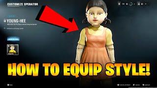 How to Get & Equip COD Squid Games Style in Call of Duty Warzone & Black Ops (Unlocked Squid Game)