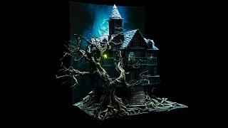 Uncover the Secrets of this Creepy House Diorama Build