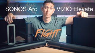 Vizio Elevate vs. Sonos Arc Soundbar System