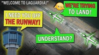 ANGRY PILOT Doesn't Want To Be Disturbed During Landing!