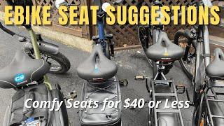 Ebike Seat Suggestions