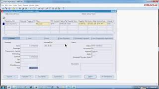 How to Create Invoice and Approve in Oracle R12 Apps