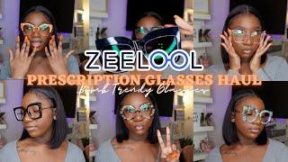 Where To Shop Affordable Trendy Prescription Glasses | Prescription Glasses Try On Haul | Zeelool