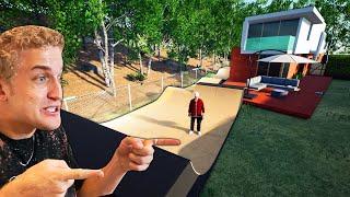 My Back Yard Skate Park is in a VIDEO GAME! (EXACT REPLICA) | Session