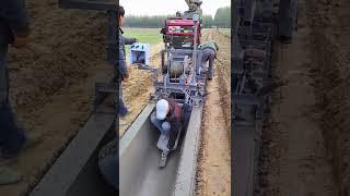 Irrigation canal production process- Good tools and machinery make work easy