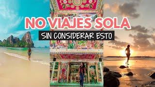 Errores al viajar sola - ¿Es seguro viajar sola?