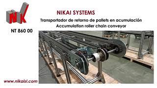 NT 860 00 - Accumulation roller chain conveyor