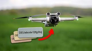 Die e-ID Plakette für deine Dji Mini 3 Pro von Schilder Schreiber