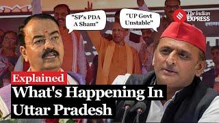 'UP Govt Unstable': What's Happening In Uttar Pradesh? | Yogi Adityanath Vs Keshav Prasad Maurya