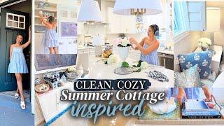 Dreamy SUMMER HOMEMAKING  Decorating for Summer 2024, Decluttering, Organizing!