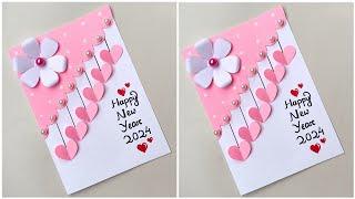 DIY Happy New Year Greeting Card/How to make New Year Greeting Card/Happy New Year Card 2024