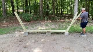 How to Make a Cheap and Easy Firewood Rack for $20.