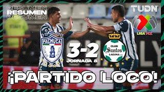 Pachuca 3-2 Santos Laguna - HIGHLIGHTS | Pachuca 3-2 Santos | AP2023-J8 | Liga Mx | TUDN