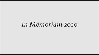 In Memoriam 2020