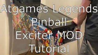 Atgames Legends Pinball exciter upgrade mod tutorial.  -part 1-  read the discription