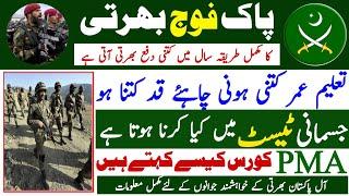 How To Join Pakistan Army After Matric And Fsc Complete Eligibility Criteria Information | Pak Army