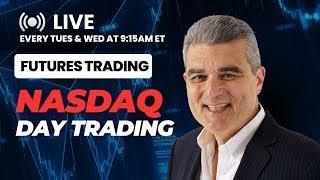 NASDAQ Futures CFD Day Trading LIVE!