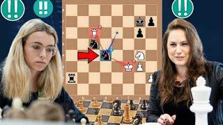 Brilliant Chess Game :23 | Anna Cramling Vs Judit Polgár | #chesspuzzleseries #chessonline