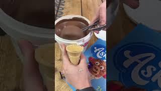 Nutella Chocolate Bucket Dipping & Mixing