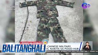 Uniporme raw ng Chinese military, mga baril at posas, nakita sa POGO hub | Balitanghali