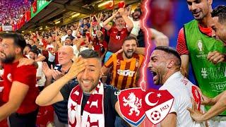 90+4! Der MOMENT als TÜRKEI Hamburg zum BEBEN bringt! Tschechien vs. Türkei EM Stadionvlog