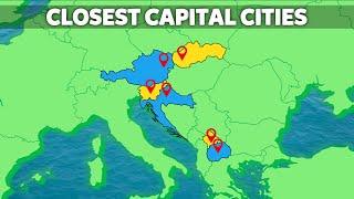 Where are the Closest Capital Cities in the World?