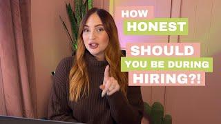 How honest should I be in Interviews? How to hire Gen Zs - How do I get More People to work for me?