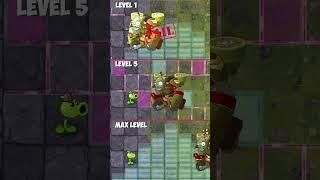 Pvz 2 Check plants - Repeater Level 1, 5, Max vs Sky Gargantuar