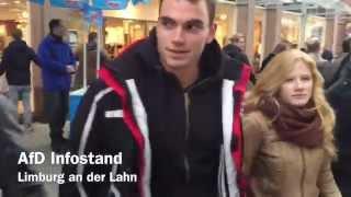 AfD Infostand in Limburg/Lahn