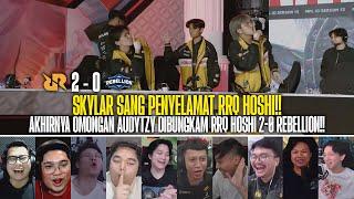 RRQ HOSHI BUNGKAM OMONG KOSONG DARI AUDYTZY!! REAKSI STREAMER RRQ HOSHI 2-0 REBELLION MPL ID S13!!