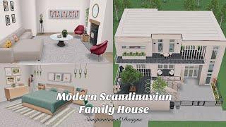 MODERN SCANDINAVIAN FAMILY HOUSE| The Sims Freeplay| House Tour| Floor Plans| Simspirational Designs