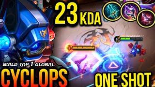 Cyclops Best One shot Build | Top Global Cyclops Best Build 2024 | MLBB