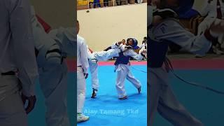  Old Fighting Style  #taekwondo #oldschool #fighting #ajaytamangtkd #shorts