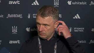 Serhiy Rebrov's post-match interview Ukraine — Georgia | Football | UEFA Nations League