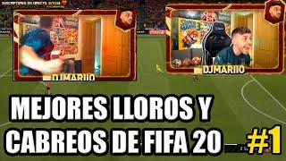 LOS MEJORES LLOROS Y CABREOS DE DjMaRiiO EN FIFA 20 #1