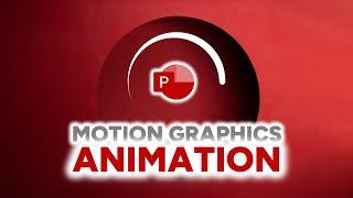 Motion Graphics in PowerPointTapered circle ANIMATION  a step by step 6 minute tutorial