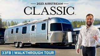 MUST SEE! LUXURY TRAVEL TRAILER! | 2023 Airstream Classic 33FB Tour