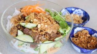 Grilled Pork Noodle Salad (BUN THIT NUONG) | Helen's Recipes