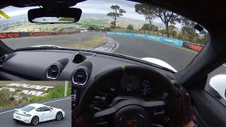 Flying Lap around Mt Panorama in my Cayman GT4 - POV Visor Cam