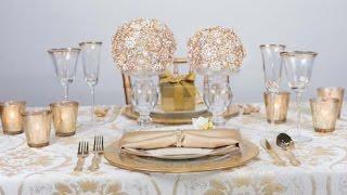 Bling Wedding | Glamorous Wedding | Gold Wedding Inspiration