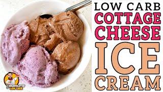 Low Carb VIRAL Cottage Cheese Ice Cream?  FAST Keto Ice Cream Recipe!