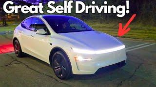 Tesla's NEW Model Y Has Excellent Full Self-Driving Performance!