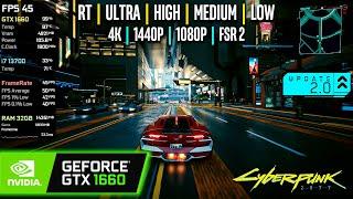 GTX 1660 | Cyberpunk 2077 - Update 2.0