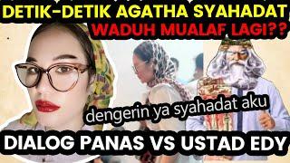 AGATHA PALERMO SYAHADAT, DIALOG PANAS VS USTAD EDY SUSANTO DENGAN PEMUDA ISLAM