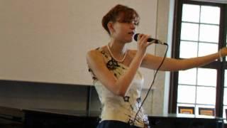 Julia Amurs  (Me) singing "At Last" by Etta James.