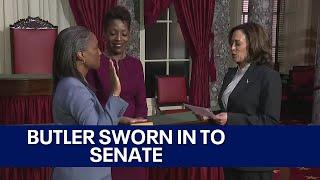 Laphonza Butler sworn in as senator