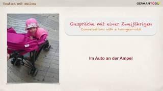 German to go - Deutsch mit Melissa - Learn German with a 2-year-old - An der Ampel